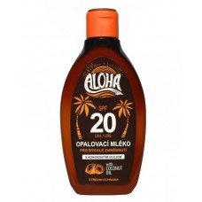  ALOHA opaľovacie mlieko SPF 20 s kokosovým olejom 200ml