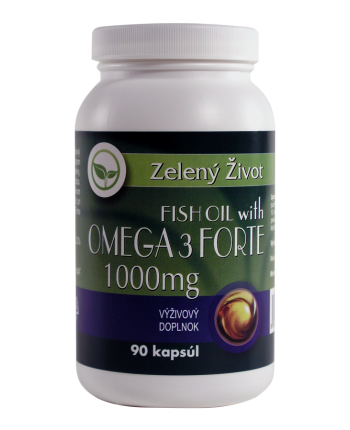 Zelený život Fish oil with Omega-3 Forte 1000mg 90 kapsúl